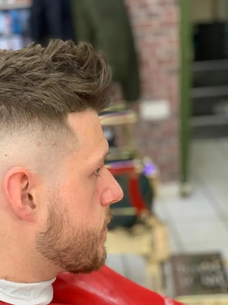 Finished fade at Marmaris Turkish Barbers